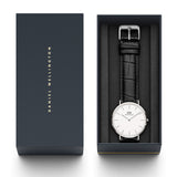 Daniel Wellington Classic Reading White Dial Black Leather Strap Watch For Men - DW00100028 Buy Now By Daniel Wellington