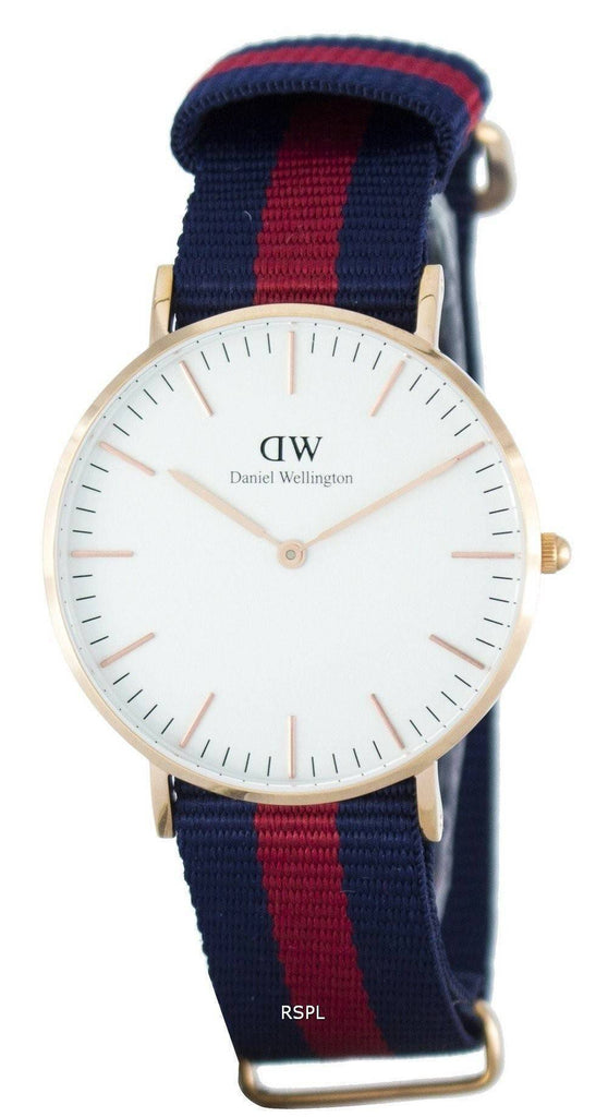 Daniel Wellington Classic Oxford White Dial Two Tone NATO Strap Watch For Women - DW00100029 Buy Now By Daniel Wellington
