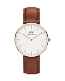 Daniel Wellington Classic St. Mawes White Dial Brown Leather Strap Watch for Men - DW00100035 Buy Now By Daniel Wellington