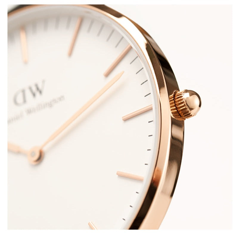 Daniel Wellington Classic Winchester White Dial Three Tone Nylon Strap Watch For Women - DW00100033 Buy Now By Daniel Wellington