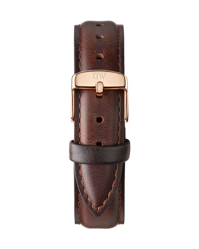 Daniel Wellington Classic Bristol White Dial Brown Leather Strap Watch For Women - DW00100039 Buy Now By Daniel Wellington