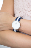 Daniel Wellington Classic Glasgow White Dial Two Tone NATO Strap Unisex Watch - DW00100047 Buy Now By Daniel Wellington