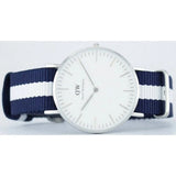 Daniel Wellington Classic Glasgow White Dial Two Tone NATO Strap Unisex Watch - DW00100047 Buy Now By Daniel Wellington