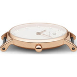 Daniel Wellington Classy York White Dial Brown Leather Strap Watch For Women - DW00100061 Buy Now By Daniel Wellington