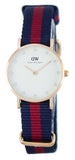 Daniel Wellington Classy Oxford White Dial Two Tone Nylon Strap Watch For Women - DW00100064 Buy Now By Daniel Wellington