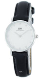 Daniel Wellington Classy Sheffield White Dial Black Leather Strap Watch For Women - DW00100068 Buy Now By Daniel Wellington