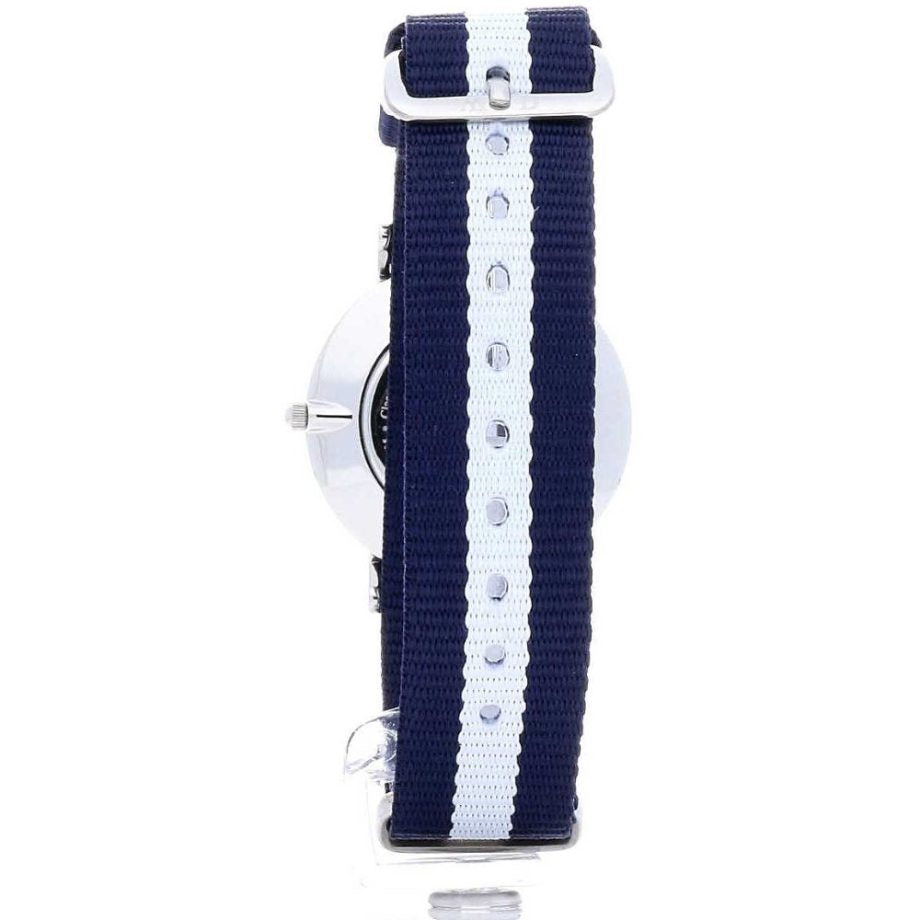 Daniel Wellington Classy Glasgow White Dial Two Tone Nylon Strap Watch For Women - DW00100082 Buy Now By Daniel Wellington