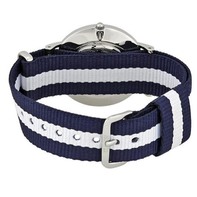 Daniel Wellington Classy Glasgow White Dial Two Tone Nylon Strap Watch For Women - DW00100082 Buy Now By Daniel Wellington