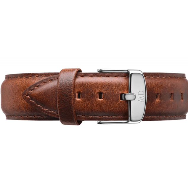 Daniel Wellington Dapper St Mawes White Dial Brown Leather Strap Watch For Men - DW00100087 Buy Now By Daniel Wellington