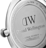 Daniel Wellington Dapper Reading Quartz White Dial Black Leather Strap Watch For Women - DW00100117 Buy Now By Daniel Wellington