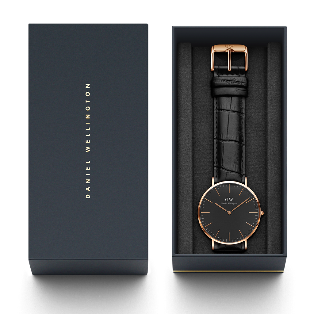Daniel Wellington Classic Reading Black Dial Black Leather Strap Watch For Men - DW00100129 Buy Now By Daniel Wellington