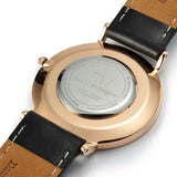 Daniel Wellington Classic Sheffield Black Dial Black Leather Strap Watch For Women - DW00100139 Buy Now By Daniel Wellington