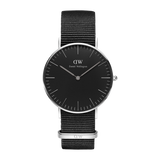 Daniel Wellington Petite Cornwall Black Dial Black Nylon Strap Watch For Women - DW00100248 Buy Now By Daniel Wellington