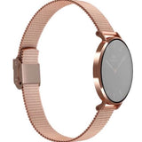 Daniel Wellington Classic Melrose Black Dial Rose Gold Mesh Bracelet Watch For Women - DW00100161 Buy Now By Daniel Wellington