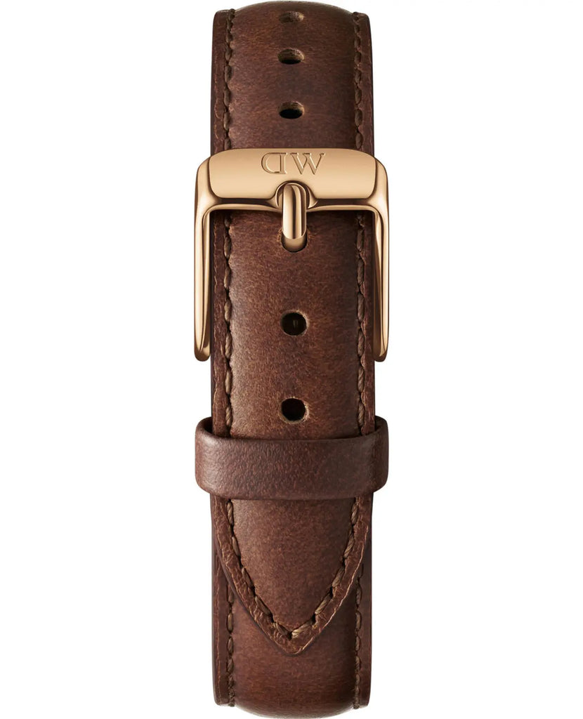 Daniel Wellington Petite St Mawes Black Dial Brown Leather Strap Watch For Women - DW00100169 Buy Now By Daniel Wellington