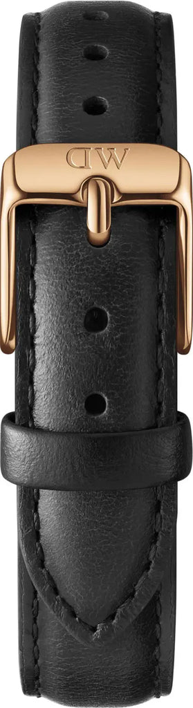 Daniel Wellington Petite Sheffield White Dial Black Leather Strap Watch For Women - DW00100174 Buy Now By Daniel Wellington