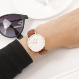 Daniel Wellington Petite St Mawes White Dial Brown Leather Strap Watch For Women - DW00100175 Buy Now By Daniel Wellington