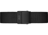 Daniel Wellington Petite Ashfield Black Dial Black Mesh Strap Watch For Women - DW00100202 Buy Now By Daniel Wellington