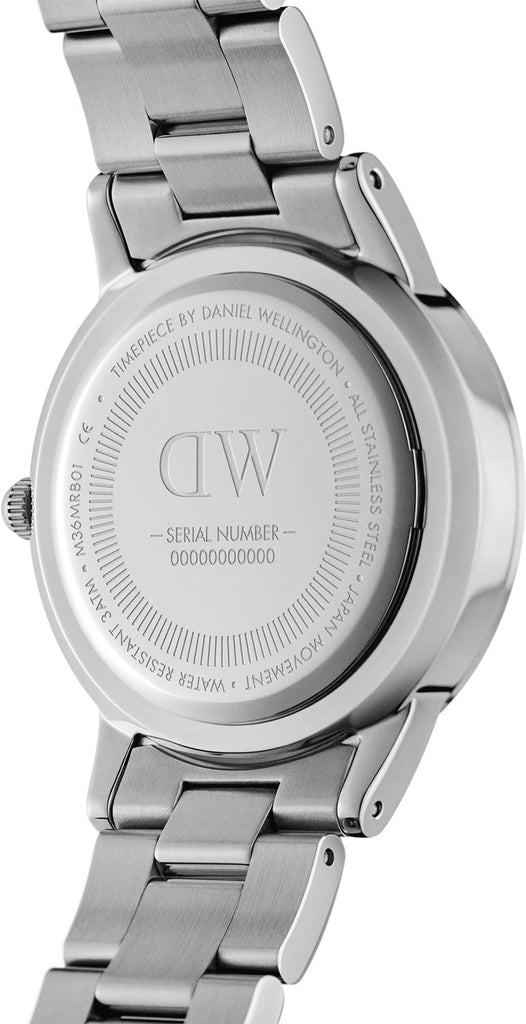 Daniel Wellington Iconic Link White Dial Silver Steel Strap Watch for Women - DW00100203 Buy Now By Daniel Wellington