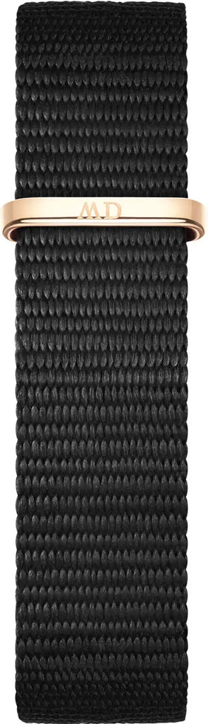 Daniel Wellington Classic Petite Cornwall Black Dial Black NATO Strap Watch For Women - DW00100215 Buy Now By Daniel Wellington