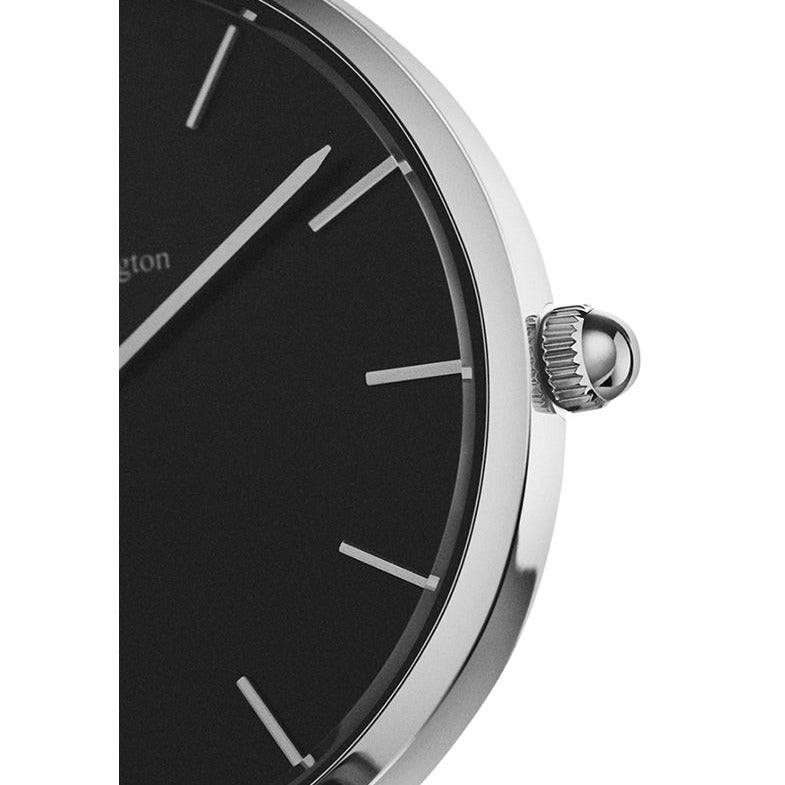 Daniel Wellington Petite Sterling Black Dial Silver Mesh Bracelet Watch For Women - DW00100218 Buy Now By Daniel Wellington