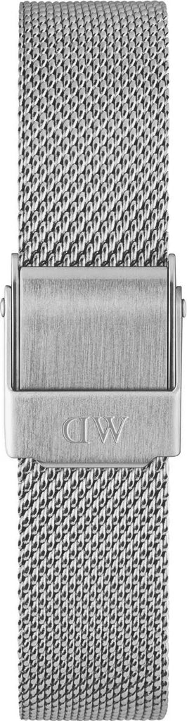 Daniel Wellington Petite Sterling Black Dial Silver Mesh Bracelet Watch For Women - DW00100218 Buy Now By Daniel Wellington