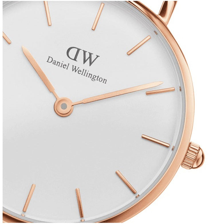 Daniel Wellington Classic Petite Reading White Dial Black Leather Strap Watch For Women - DW00100229 Buy Now By Daniel Wellington