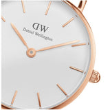 Daniel Wellington Classic Petite Reading White Dial Black Leather Strap Watch For Women - DW00100229 Buy Now By Daniel Wellington