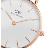 Daniel Wellington Classic Petite White Dial Rose Gold Mesh Bracelet Watch For Women - DW00100219 Buy Now By Daniel Wellington
