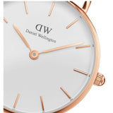 Daniel Wellington Classic Petite York White Dial Brown Leather Strap Watch For Women - DW00100176 Buy Now By Daniel Wellington