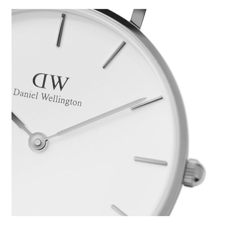 Daniel Wellington Petite Sterling White Dial Silver Mesh Bracelet Watch For Women - DW00100220 Buy Now By Daniel Wellington