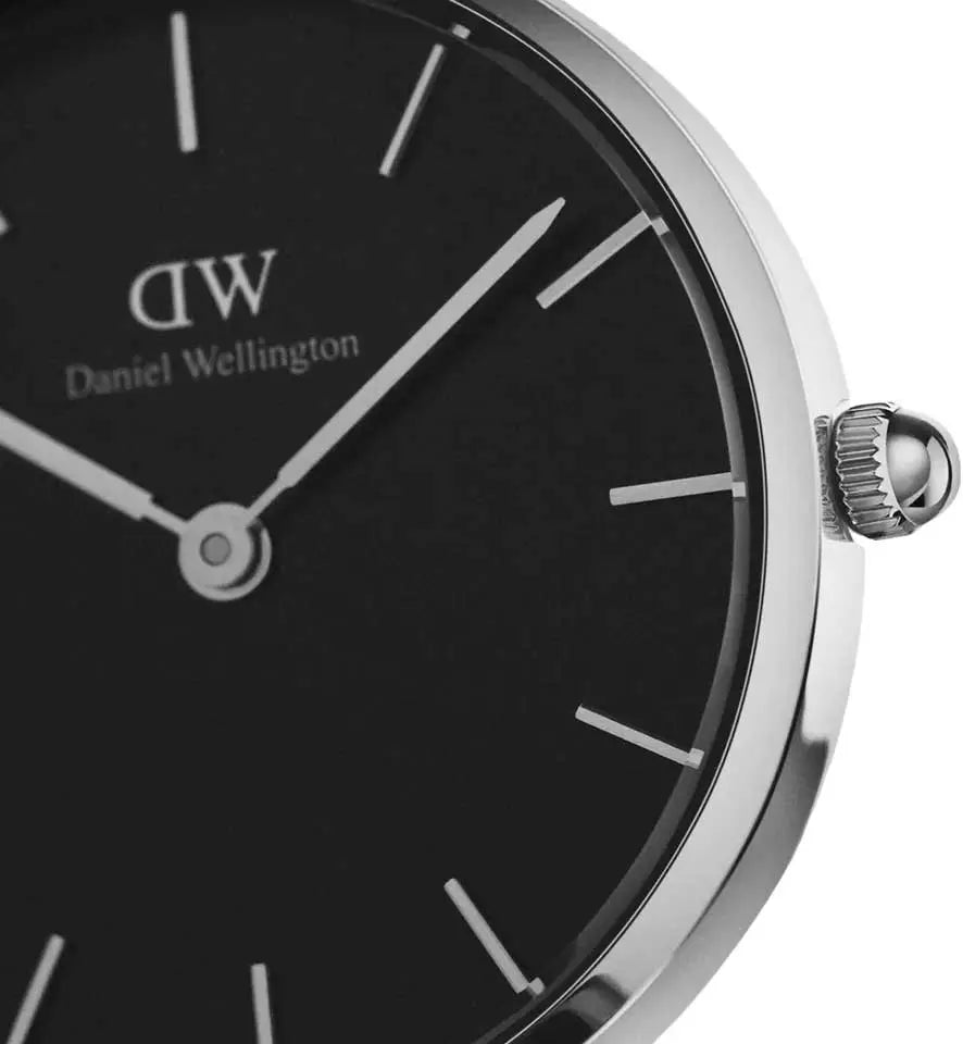 Daniel Wellington Classic Petite Bristol Black Dial Brown Leather Strap Watch For Women - DW00100233 Buy Now By Daniel Wellington