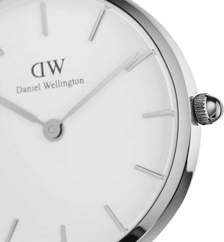 Daniel Wellington Classic Petite Reading White Dial Black Leather Strap Watch For Women - DW00100241 Buy Now By Daniel Wellington
