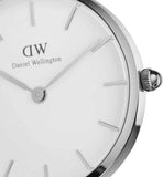 Daniel Wellington Classic Petite Reading White Dial Black Leather Strap Watch For Women - DW00100241 Buy Now By Daniel Wellington