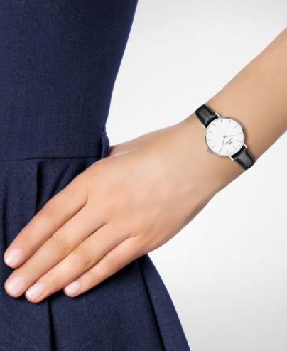 Daniel Wellington Classic Petite York White Dial Brown Leather Strap Watch For Women - DW00100244 Buy Now By Daniel Wellington