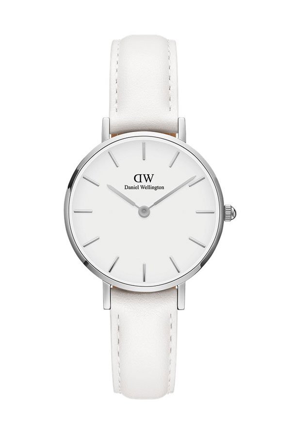 Daniel Wellington Petite Bondi White Dial White Leather Strap Watch For Women - DW00100250 Buy Now By Daniel Wellington