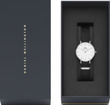 Daniel Wellington Classic Petite Cornwall White Dial Black Nylon Strap Watch For Women - DW00100252 Buy Now By Daniel Wellington