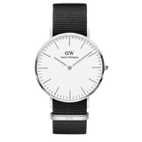 Daniel Wellington Classic Petite Cornwall White Dial Black Nylon Strap Watch For Women - DW00100252 Buy Now By Daniel Wellington