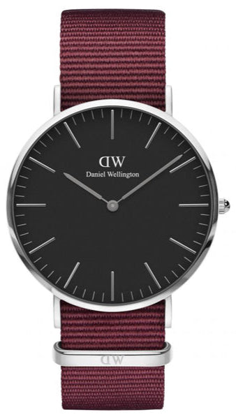 Daniel Wellington Classic Roselyn Black Dial Red NATO Strap Dial Watch For Women - DW00100270 Buy Now By Daniel Wellington