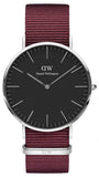 Daniel Wellington Classic Roselyn Black Dial Red NATO Strap Dial Watch For Women - DW00100270 Buy Now By Daniel Wellington