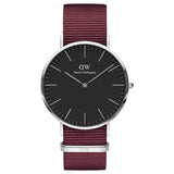 Daniel Wellington Classic Roselyn Black Dial Red NATO Strap Dial Watch For Women - DW00100270 Buy Now By Daniel Wellington