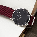 Daniel Wellington Classic Roselyn Black Dial Red NATO Strap Dial Watch For Women - DW00100270 Buy Now By Daniel Wellington