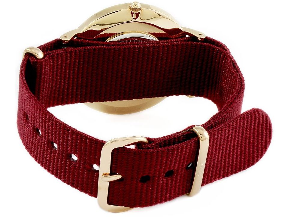Daniel Wellington Classic Roselyn White Dial Red NATO Strap Watch For Women - DW00100271 Buy Now By Daniel Wellington