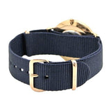 Daniel Wellington Classic Bayswater White Dial Navy Blue NATO Strap Watch For Women - DW00100279 Buy Now By Daniel Wellington