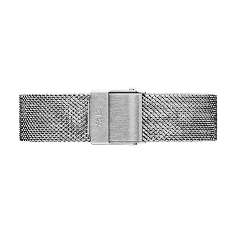 Daniel Wellington Petite Sterling Black Dial Silver Mesh Bracelet Watch For Women - DW00100304 Buy Now By Daniel Wellington