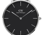 Daniel Wellington Petite Sterling Black Dial Silver Mesh Bracelet Watch For Women - DW00100304 Buy Now By Daniel Wellington