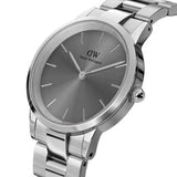 Daniel Wellington Link Grey Dial Silver Steel Strap Watch For Men - DW00100328 Buy Now By Daniel Wellington