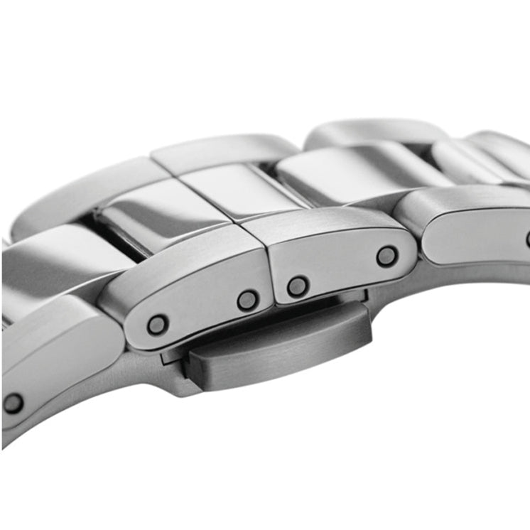 Daniel Wellington Iconic Link Black Dial Silver Steel Strap Watch For Women - DW00100342 Buy Now By Daniel Wellington