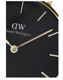 Daniel Wellington Classic Petite Black Dial Gold Mesh Bracelet Watch For Women - DW00100347 Buy Now By Daniel Wellington