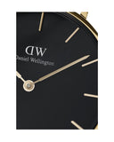 Daniel Wellington Classic Petite Evergold Black Dial Gold Mesh Bracelet Watch For Women - DW00100349 Buy Now By Daniel Wellington